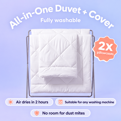 Ryva Duvet® — The 2-in-1 duvet that makes duvet covers obsolete. For good.