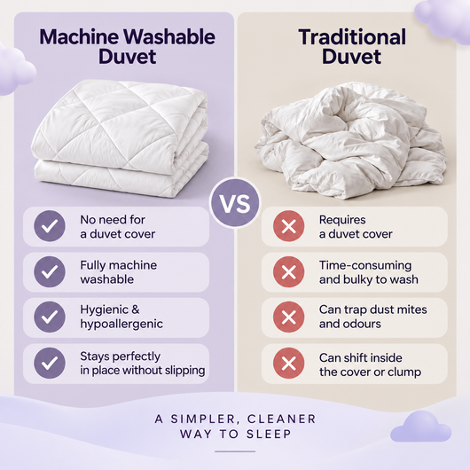 Ryva Duvet® — The 2-in-1 duvet that makes duvet covers obsolete. For good.